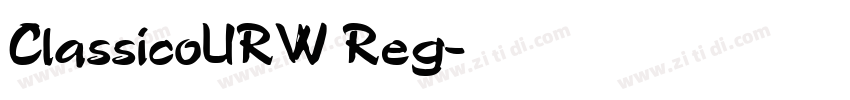 ClassicoURW Reg字体转换